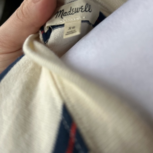 Madewell Tomboy Pocket Tee Dress in Stripe Size XS - Picture 8 of 13